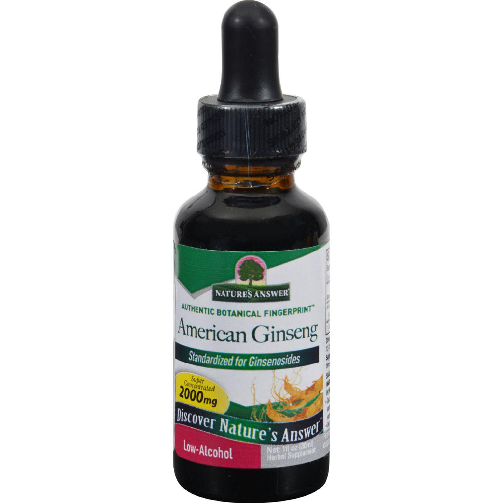 Nature's Answer American Ginseng Root - 1 Fl Oz