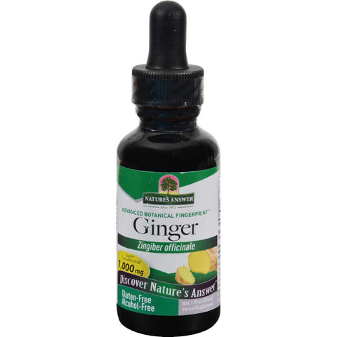 Nature's Answer Ginger Root Alcohol Free - 1 Fl Oz