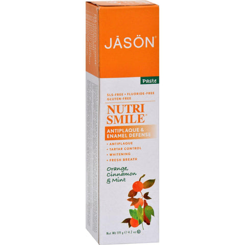 Jason Nutrismile Toothpaste Orange Cinnamon Mint - 4.2 Oz
