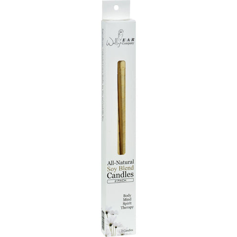 Wally's Natural Products Plain Paraffin Ear Candles - 2 Candles