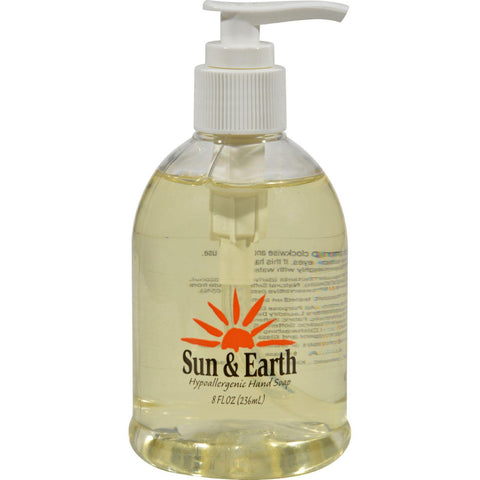 Sun And Earth Natural Liquid Hand Soap - 8 Fl Oz