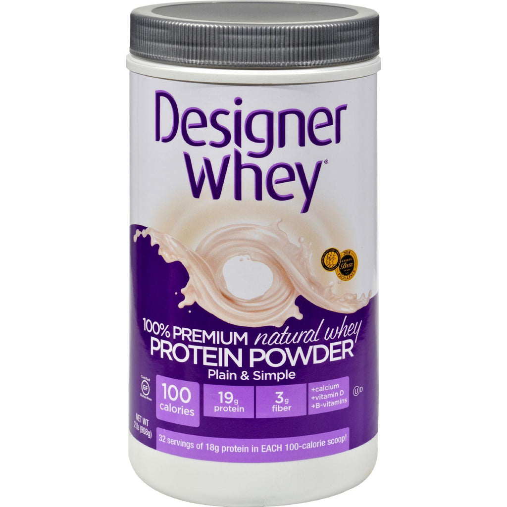 Designer Whey Protein Powder Natural - 2 Lbs