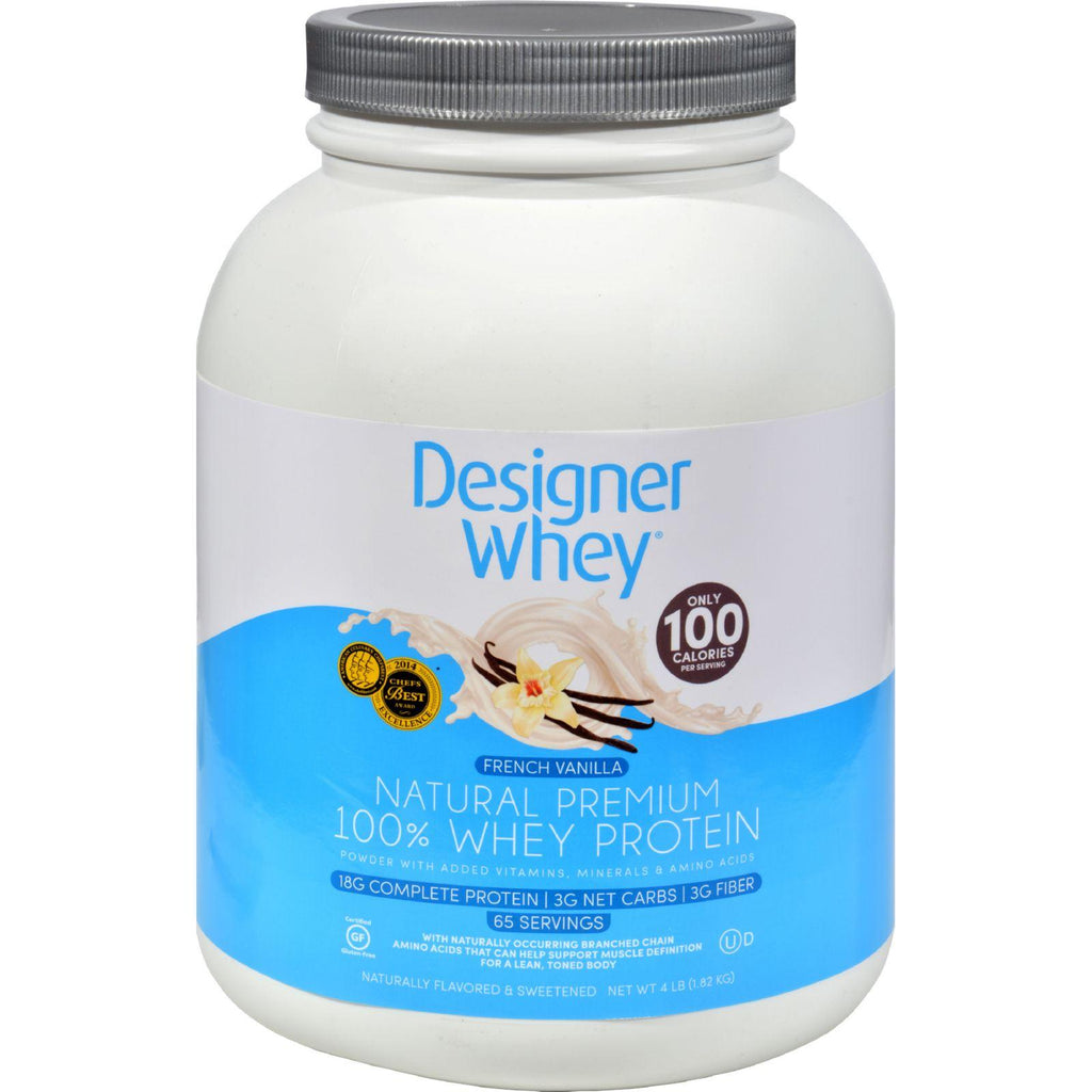 Designer Whey Protein Powder French Vanilla - 4 Lbs