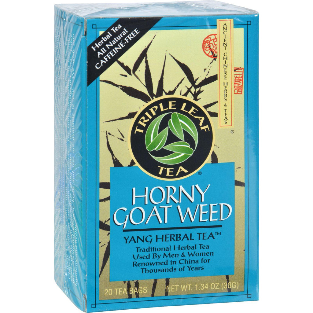 Triple Leaf Tea Horny Goat Weed - 20 Tea Bags - Case Of 6