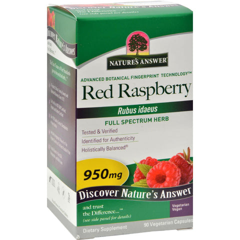 Nature's Answer Red Raspberry Leaf - 90 Capsules