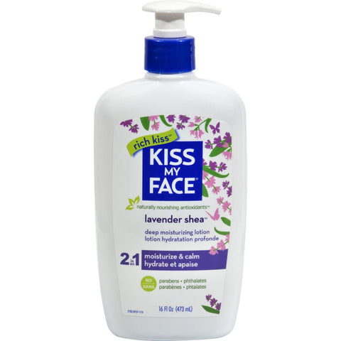Kiss My Face Ultra Moisturizer Lavender Shea Butter - 16 Fl Oz