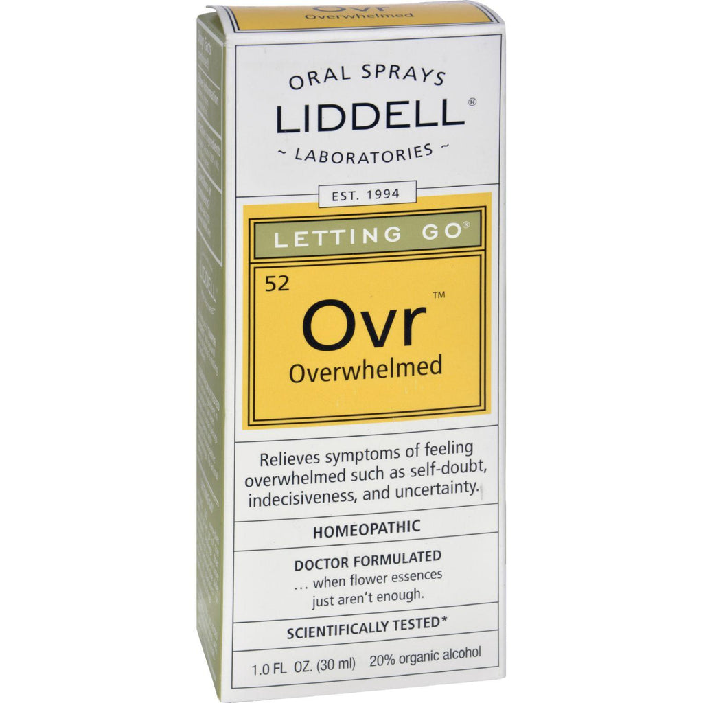 Liddell Homeopathic Letting Go Overwhelmed Spray - 1 Fl Oz