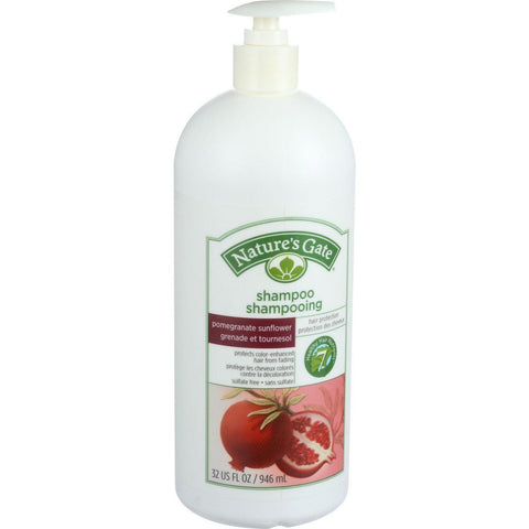 Nature's Gate Shampoo - Pomegranate And Sunflower Hair Defense - 32 Oz