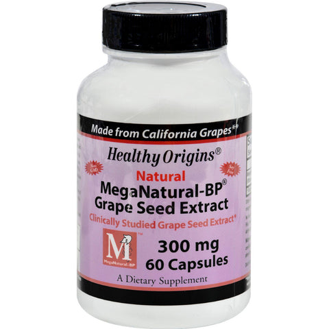 Healthy Origins Mega Natural-bp Grape Seed Extract - 300 Mg - 60 Capsules