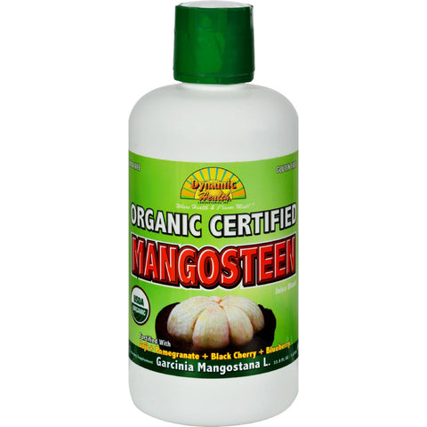 Dynamic Health Organic Certified Mangosteen Juice Blend - 33.8 Fl Oz