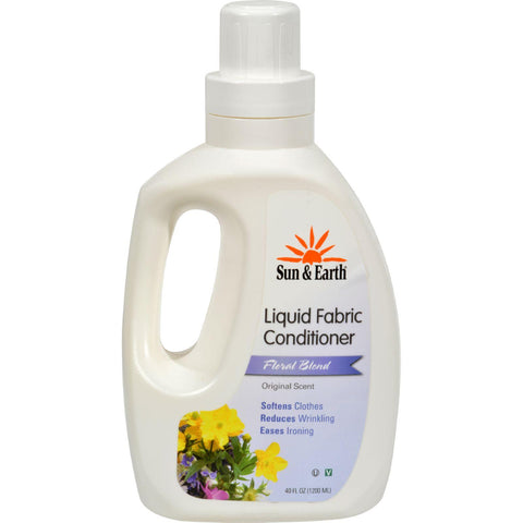 Sun And Earth Natural Liquid Fabric Softener - Floral Blend - 40 Oz