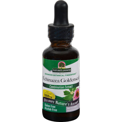 Nature's Answer Echinacea-goldenseal - Alcohol Free - 1 Oz
