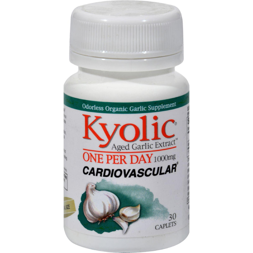 Kyolic Aged Garlic Extract One Per Day Cardiovascular - 1000 Mg - 30 Caplets