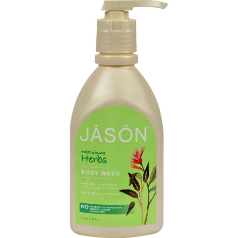 Jason Pure Natural Body Wash Moisturizing Herbs - 30 Fl Oz