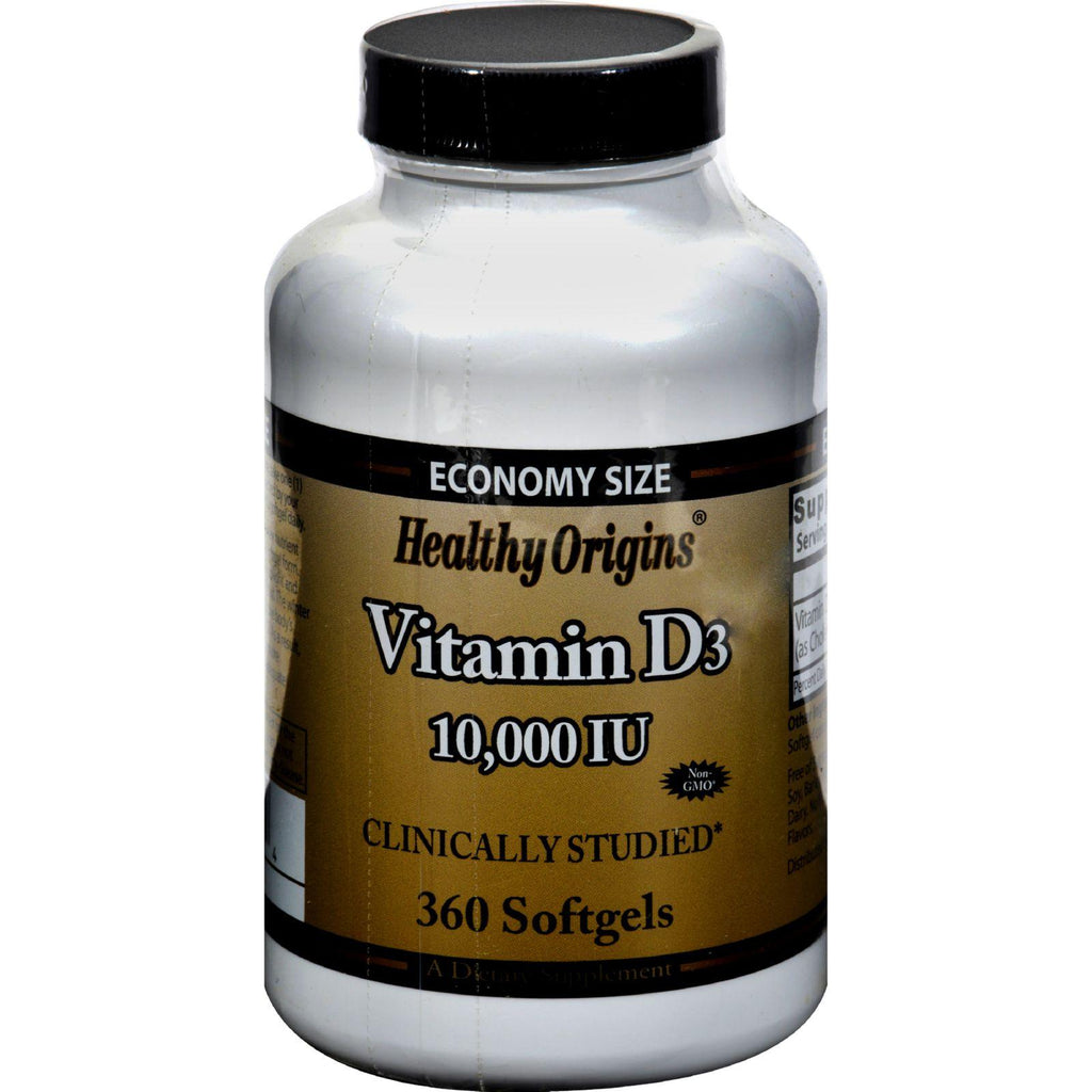 Healthy Origins Vitamin D3 - 10000 Iu - 360 Softgels