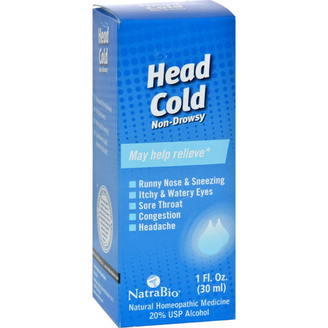 Natrabio Head Cold Non-drowsy - 1 Fl Oz