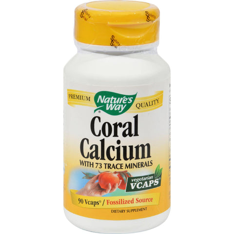 Nature's Way Coral Calcium With 73 Trace Minerals - 90 Vegetarian Capsules