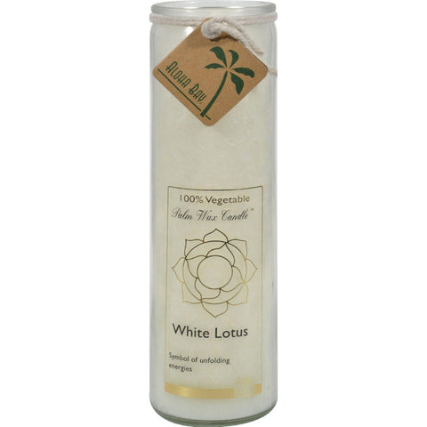 Aloha Bay Chakra Candle Jar White Lotus - 11 Oz