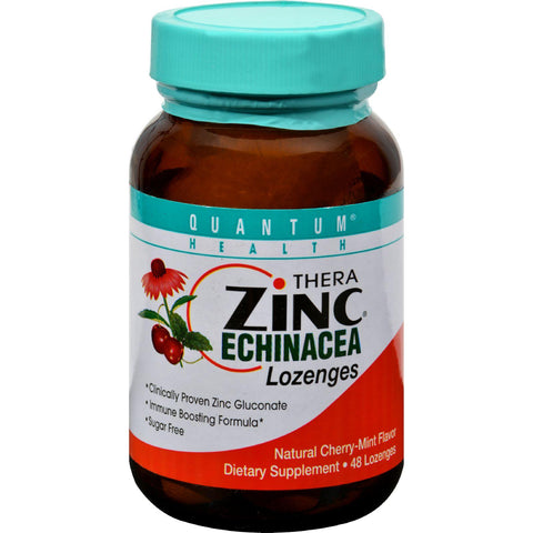 Quantum Thera Zinc Echinacea Lozenges Cherry Mint - 48 Lozenges