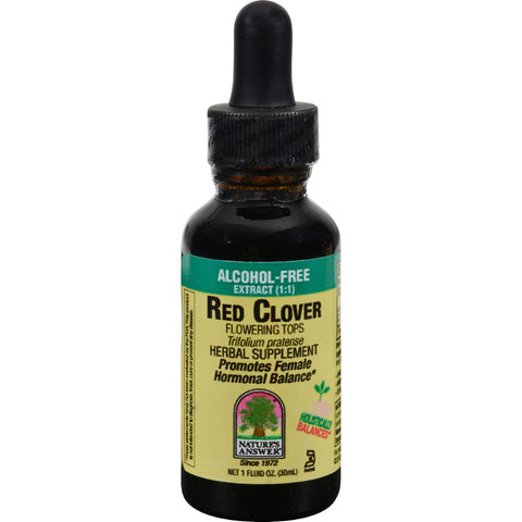 Nature's Answer Red Clover Tops Extract - Alcohol-free - 1 Oz