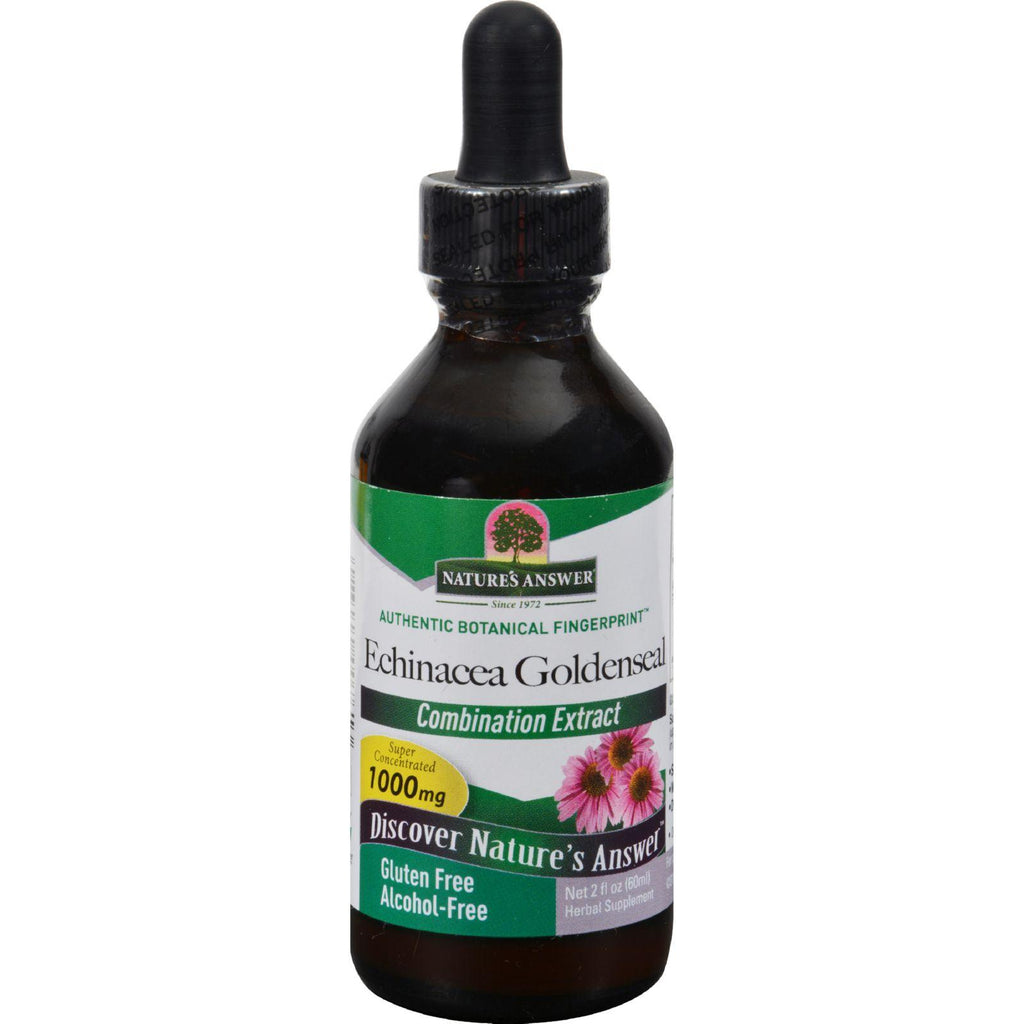 Nature's Answer Echinacea And Goldenseal Alcohol Free - 2 Fl Oz
