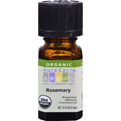 Aura Cacia Organic Essential Oil - Rosemary - .25 Oz