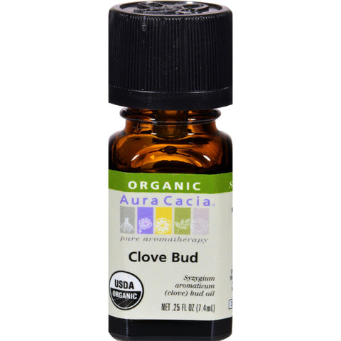 Aura Cacia Organic Essential Oil - Clove Bud - .25 Oz