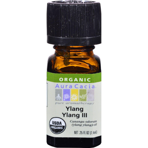 Aura Cacia Organic Essential Oil - Ylang Ylang - .25 Oz