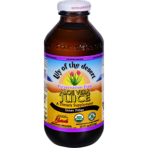 Lily Of The Desert Organic Aloe Vera Juice Inner Fillet - 16 Fl Oz