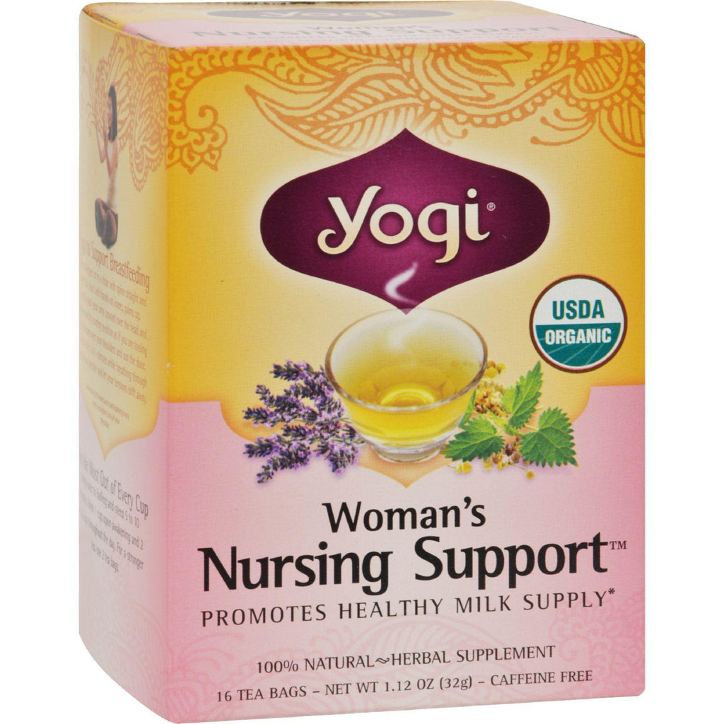 Yogi Organic Woman's Nursing Support - 16 Tea Bags - Case Of 6