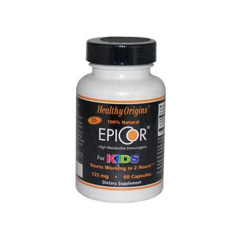 Healthy Origins Epicor For Kids - 125 Mg - 60 Capsules