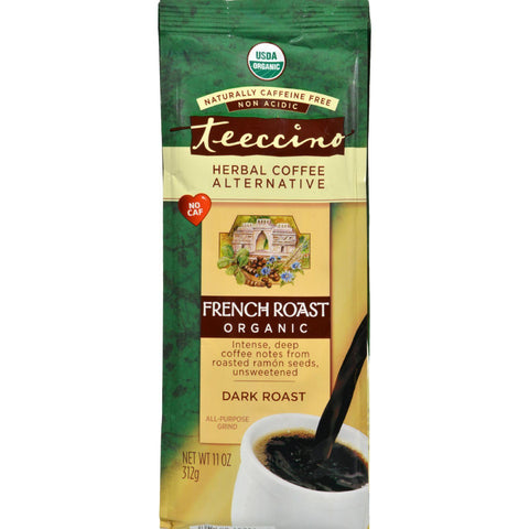 Teeccino Herbal Coffee French Roast Maya Dark Roast - 11 Oz - Case Of 6