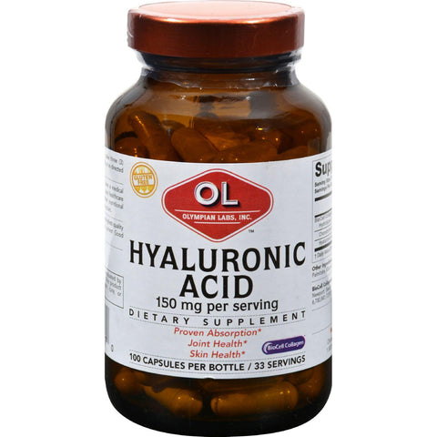 Olympian Labs Hyaluronic Acid With Biocell Collagen Type Ii - 100 Capsules