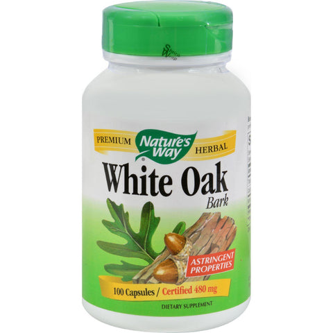 Nature's Way White Oak Bark - 100 Capsules