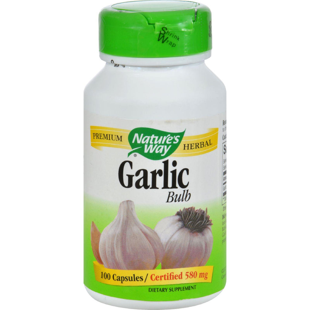 Nature's Way Garlic Bulb - 100 Capsules