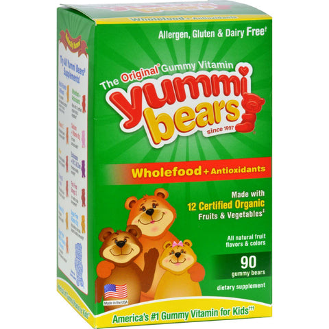 Hero Nutritionals Yummi Bears Whole Food Supplement For Kids - 90 Gummies