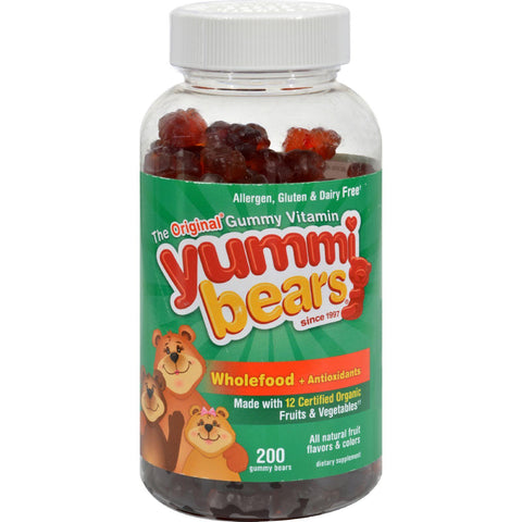 Hero Nutritionals Yummi Bears Whole Food Supplement For Kids - 200 Chewables