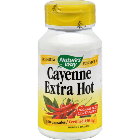 Nature's Way Cayenne Extra Hot - 100 Capsules