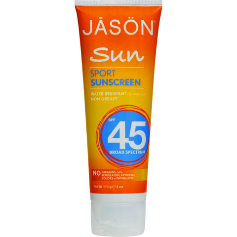 Jason Sunbrellas Sport Natural Sunblock Spf 45 - 4 Fl Oz
