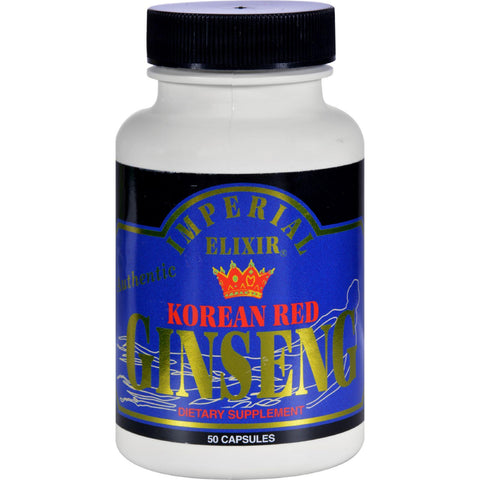 Imperial Elixir Ginseng Korean Red - 50 Caps