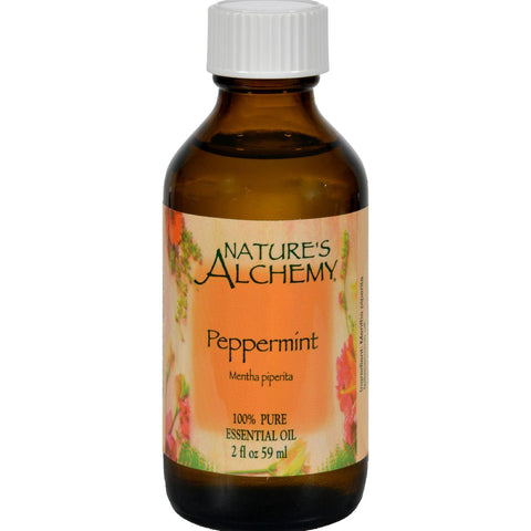 Nature's Alchemy 100% Pure Essential Oil Peppermint - 2 Fl Oz