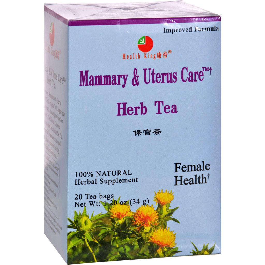 Health King Mammary And Uterus Care Herb Tea - 20 Tea Bags