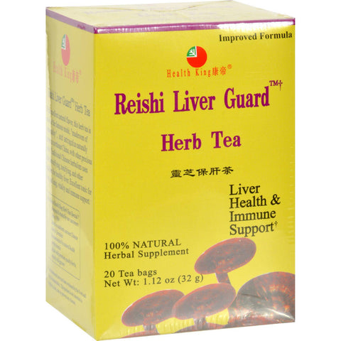 Health King Reishi Liver Guard Herb Tea - 20 Tea Bags