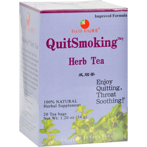Health King Stopsmoking Herb Tea - 20 Tea Bags