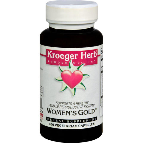 Kroeger Herb Women's Gold - 100 Capsules