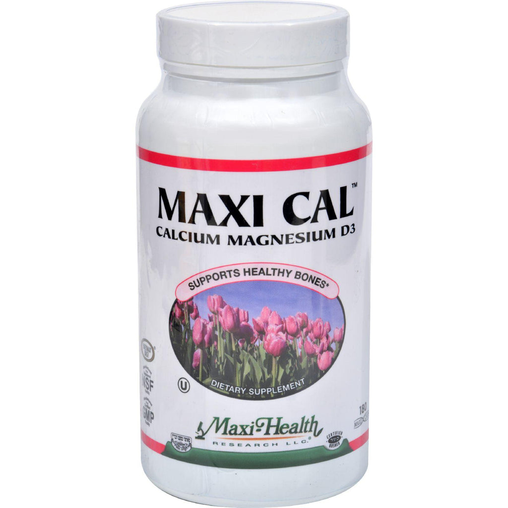 Maxi Health Maxi Cal Calcium Magnesium D3 - 1000 Mg - 180 Capsules