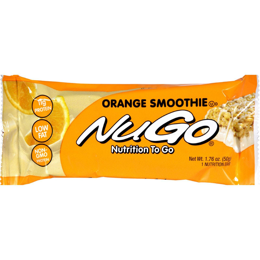 Nugo Nutrition Bar - Orange Smoothie - Case Of 15 - 1.76 Oz