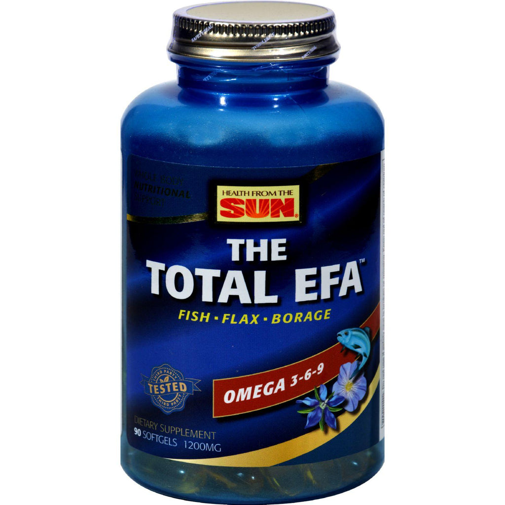 Health From The Sun The Total Efa Fish Oil - 1200 Mg - 90 Softgels