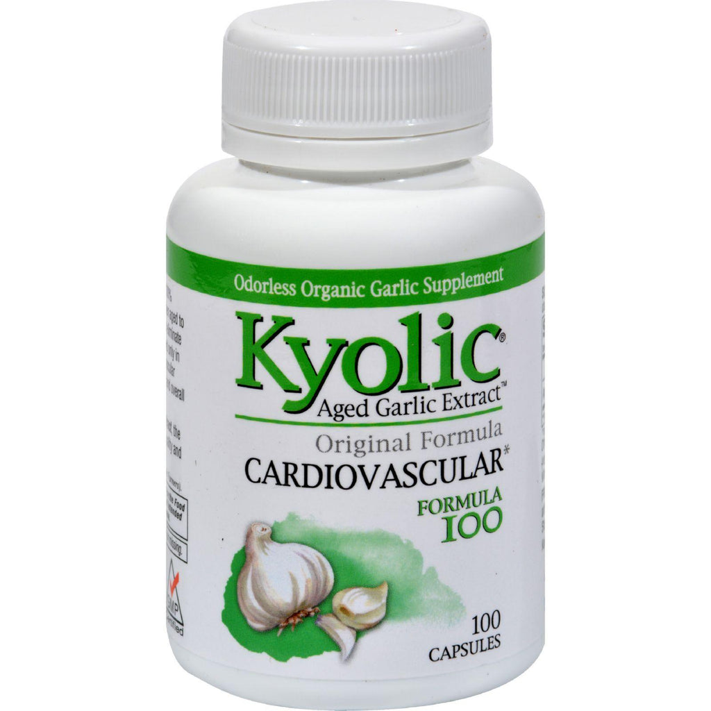 Kyolic Aged Garlic Extract Hi-po Cardiovascular Original Formula 100 - 100 Capsules