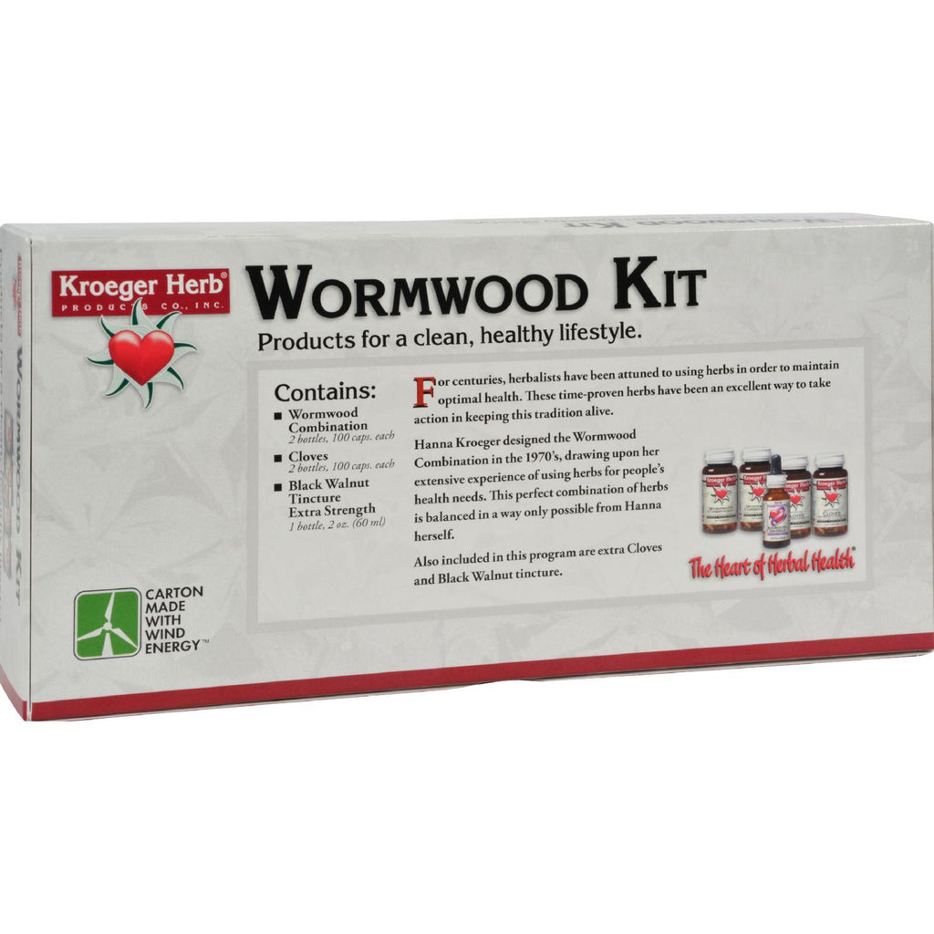 Kroeger Herb Wormwood Parasite Control Kit - 1 Kit